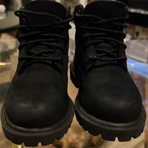 Toddler Black Timberland Boots ( Unisex)